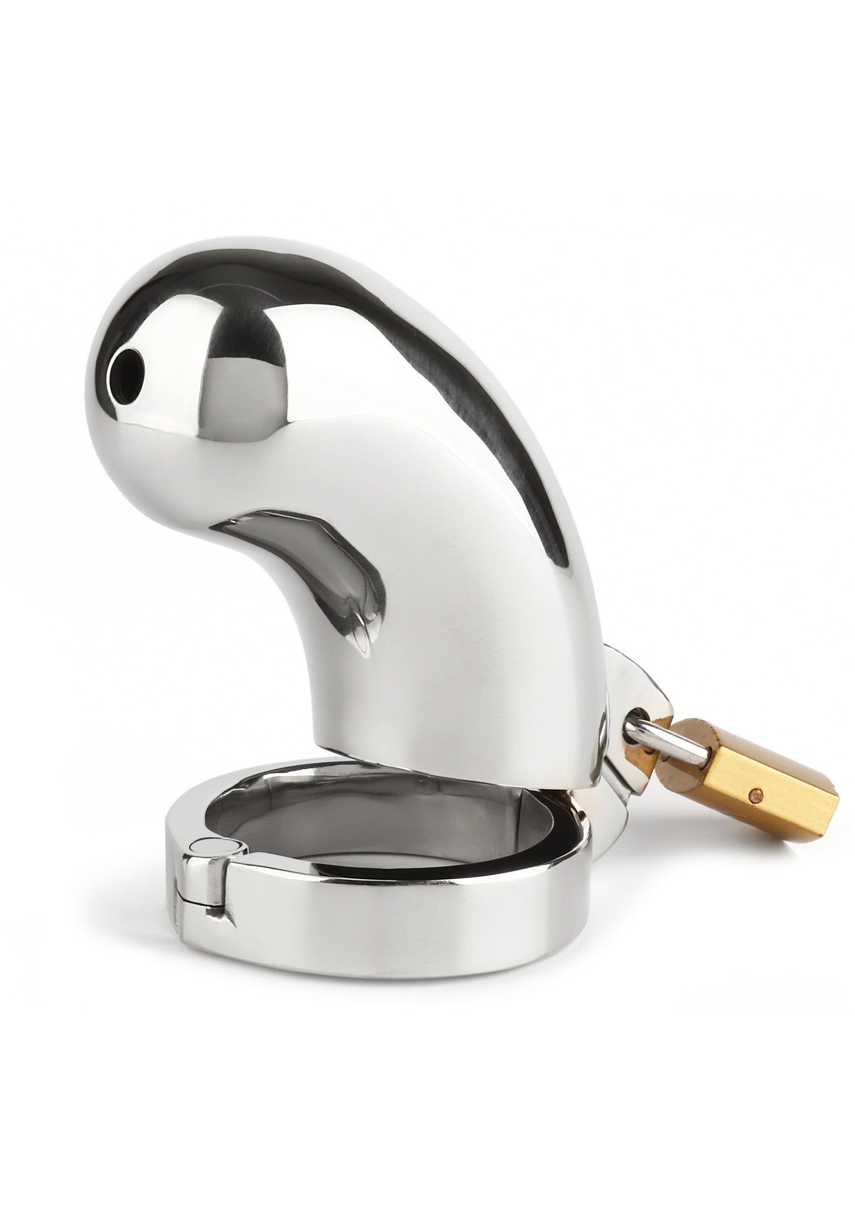 38342 mr steel the brig male chastity device