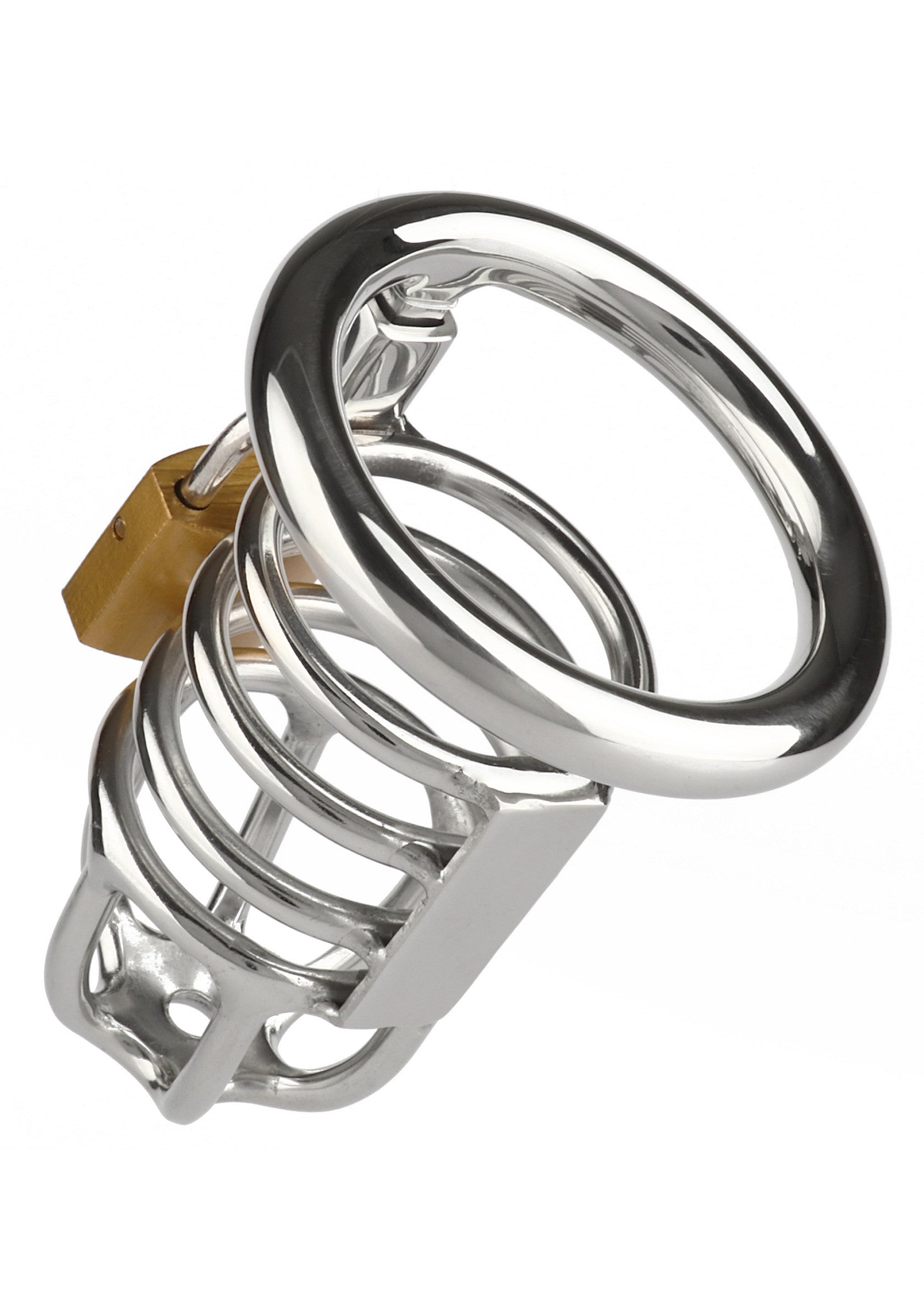 38346 mr steel master chastity cock cage