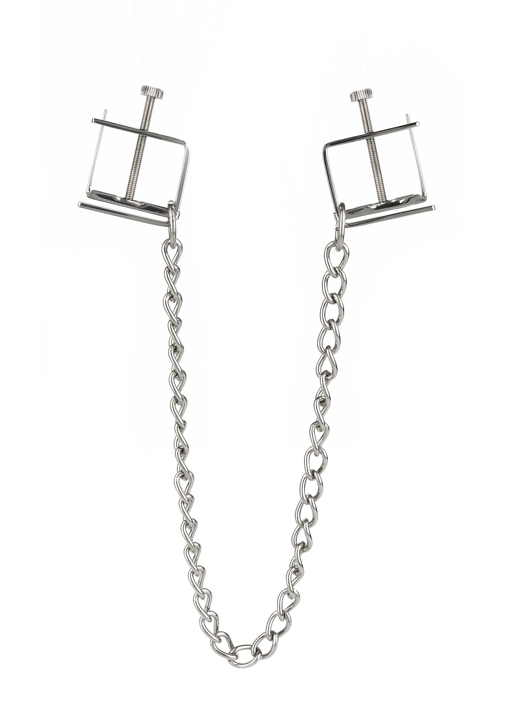 38405 mr steel press nipple clamps with chain