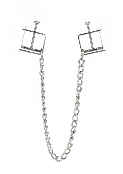 38405 mr steel press nipple clamps with chain