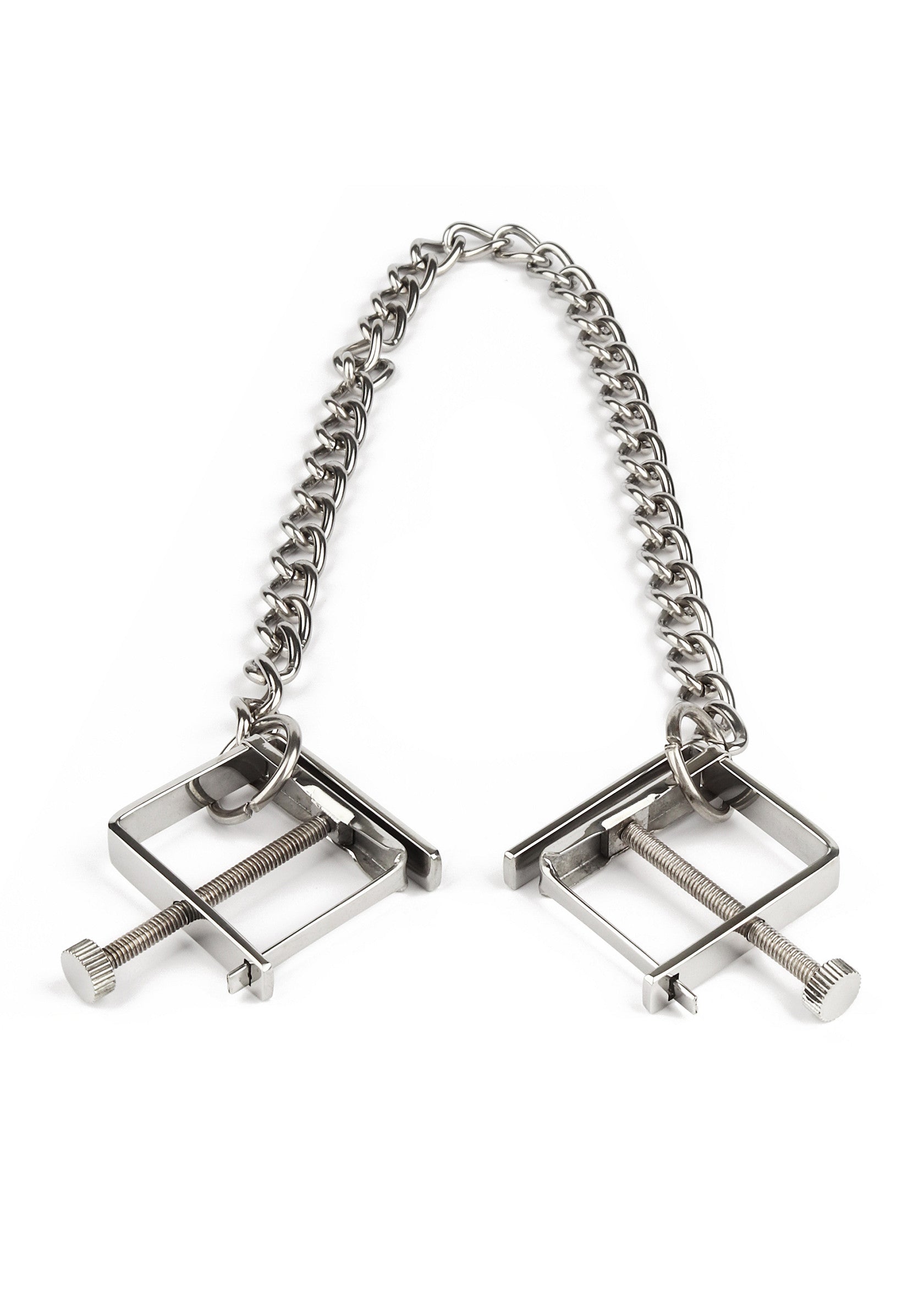 38405 mr steel press nipple clamps with chain