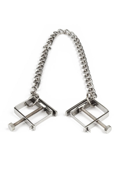 38405 mr steel press nipple clamps with chain
