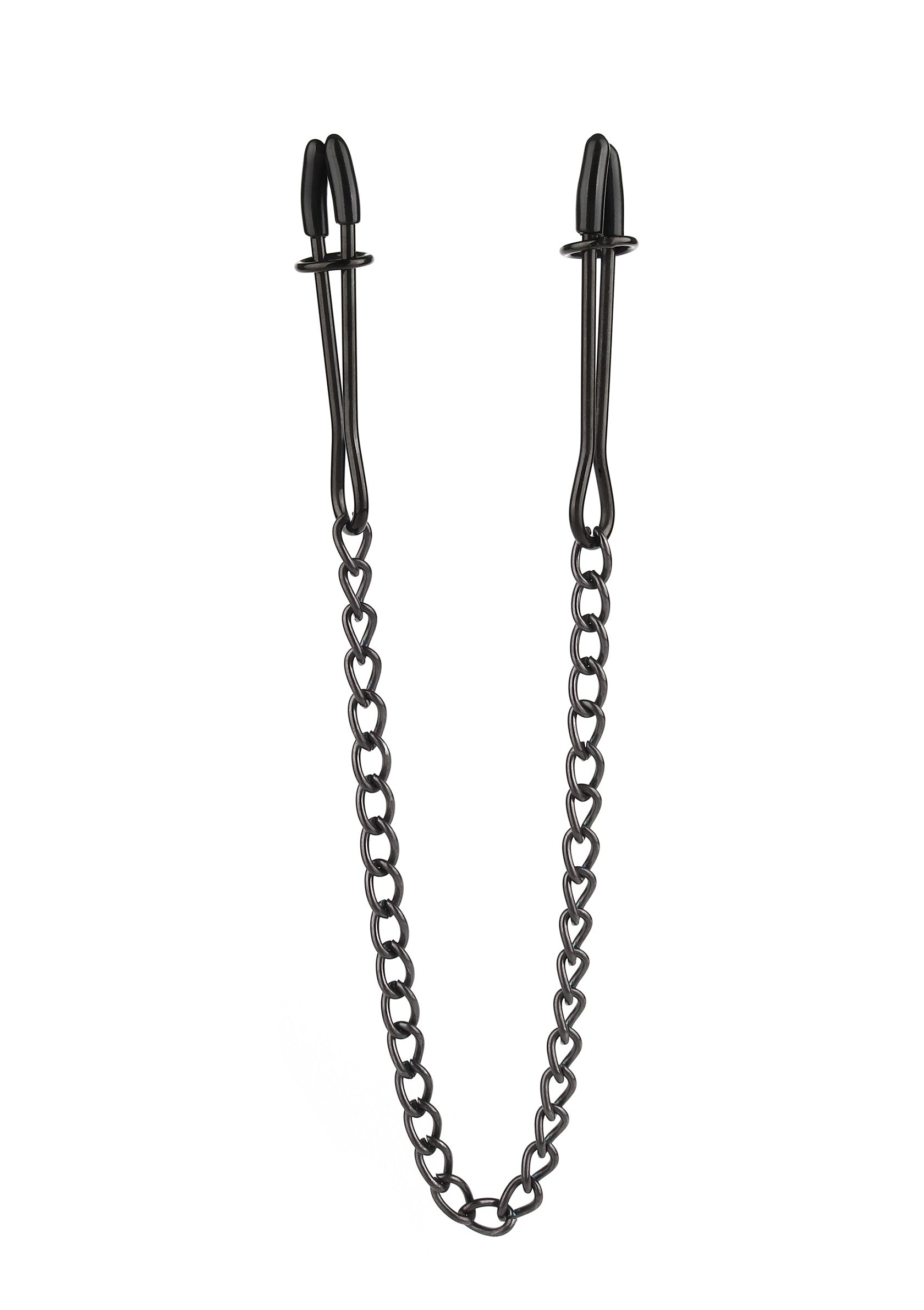 38407 mr steel tweezer nipple clamps black