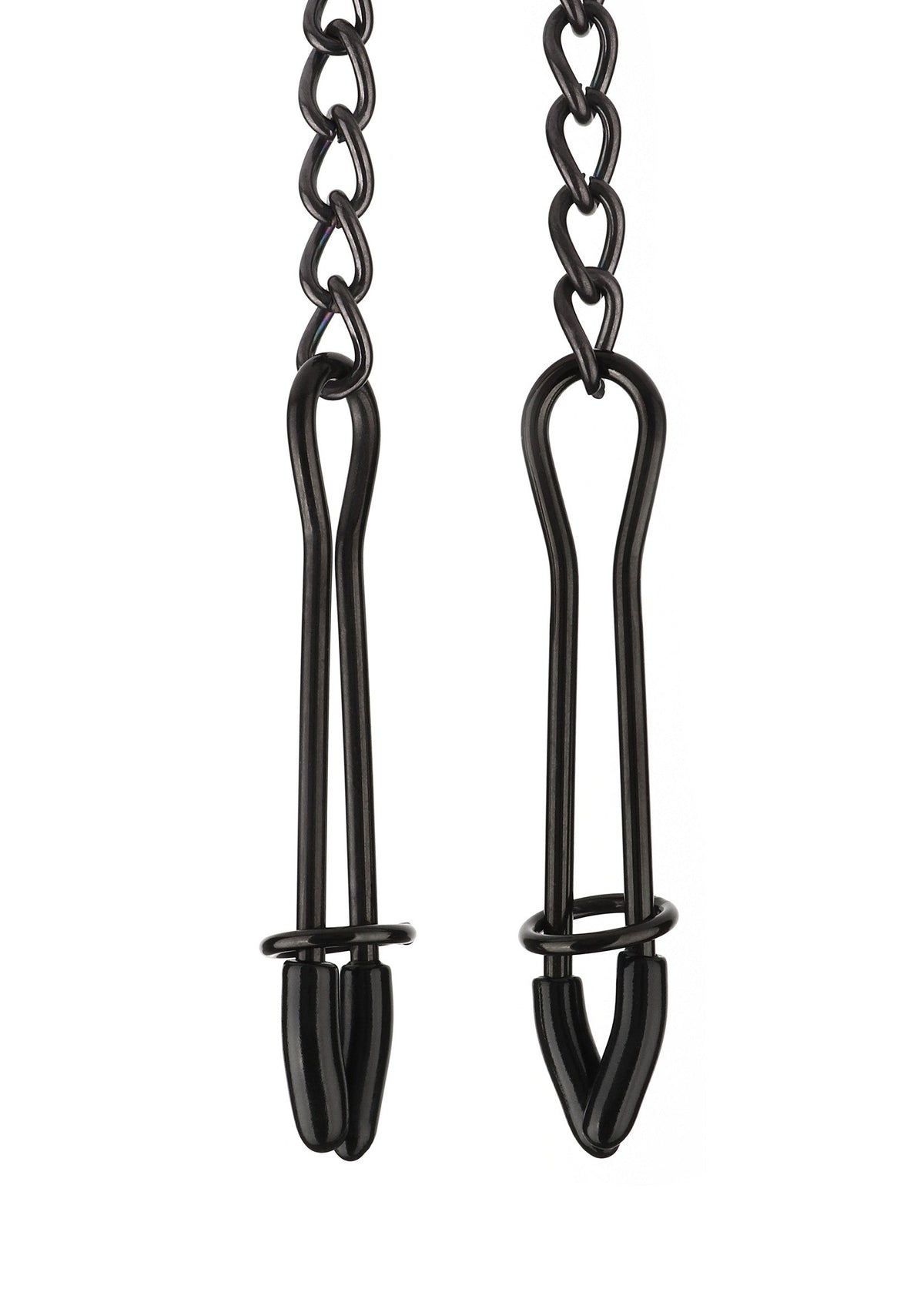 38407 mr steel tweezer nipple clamps black