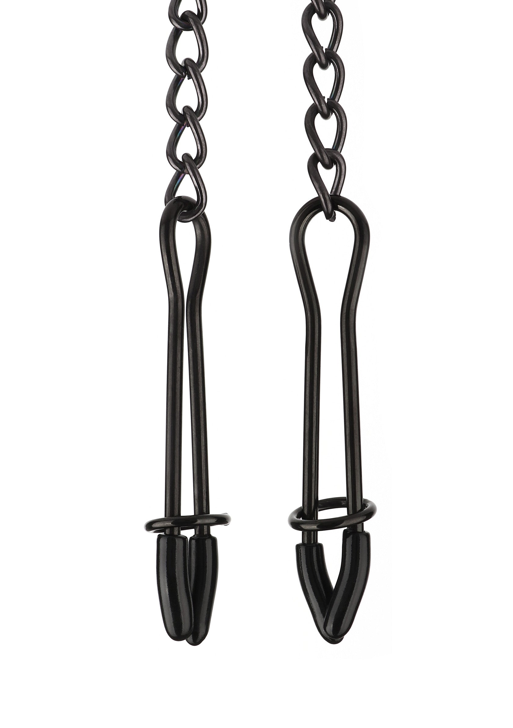 38407 mr steel tweezer nipple clamps black