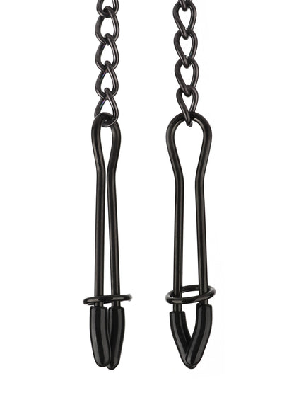 38407 mr steel tweezer nipple clamps black