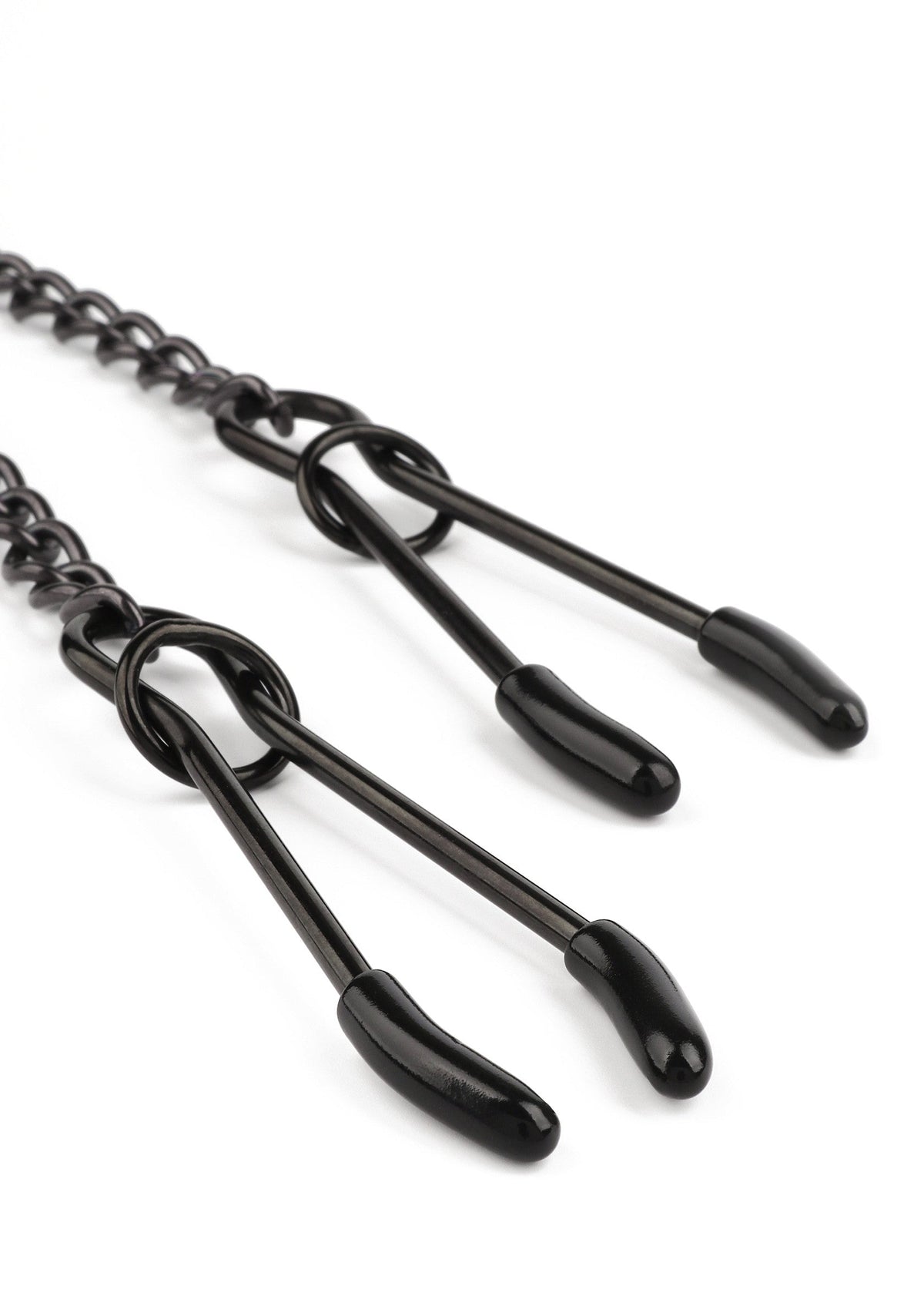 38407 mr steel tweezer nipple clamps black