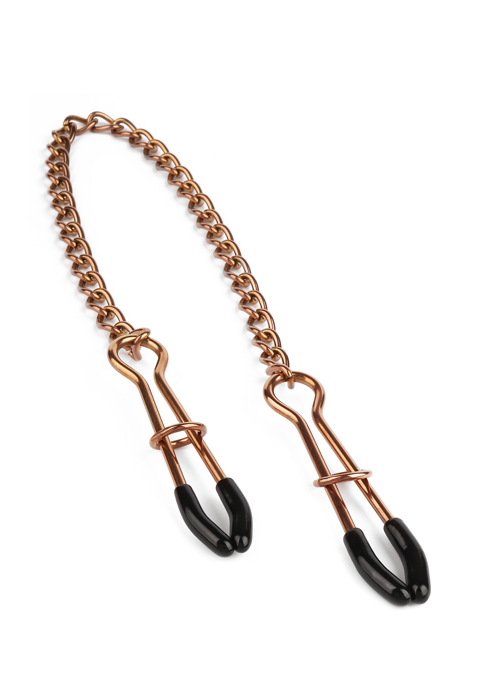 38408 mr steel tweezer nipple clamps gold