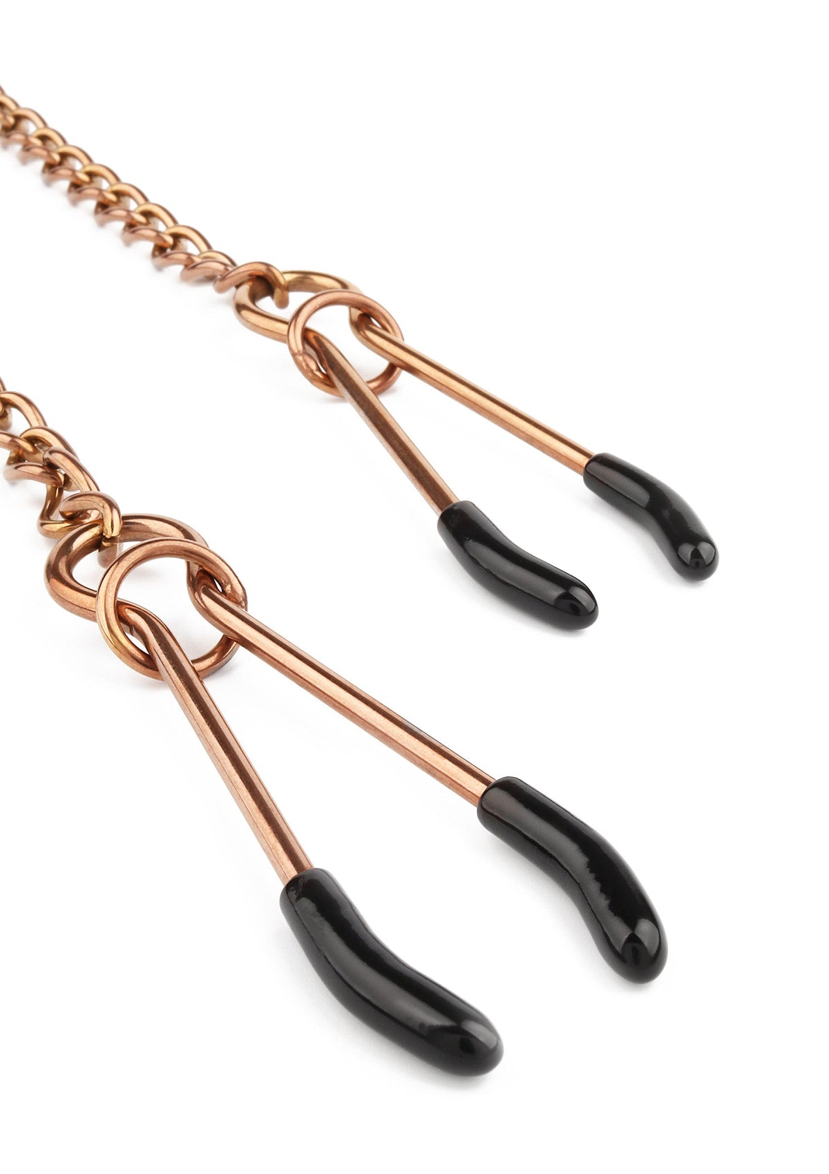 38408 mr steel tweezer nipple clamps gold