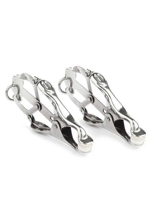 38415 mr steel squeezer nipple clamps w ring