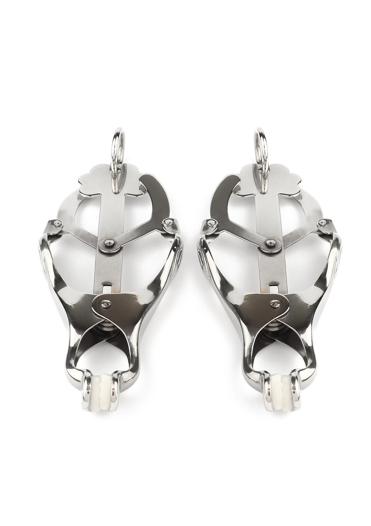38415 mr steel squeezer nipple clamps w ring