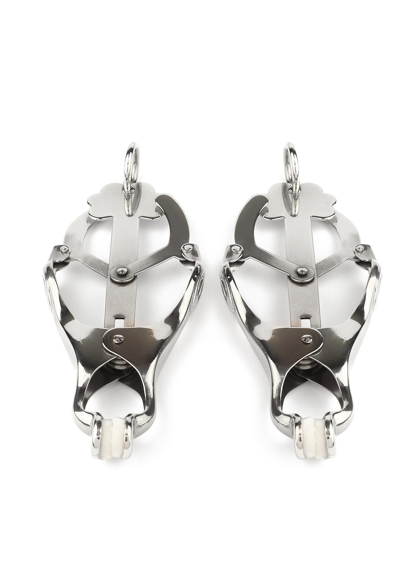 38415 mr steel squeezer nipple clamps w ring