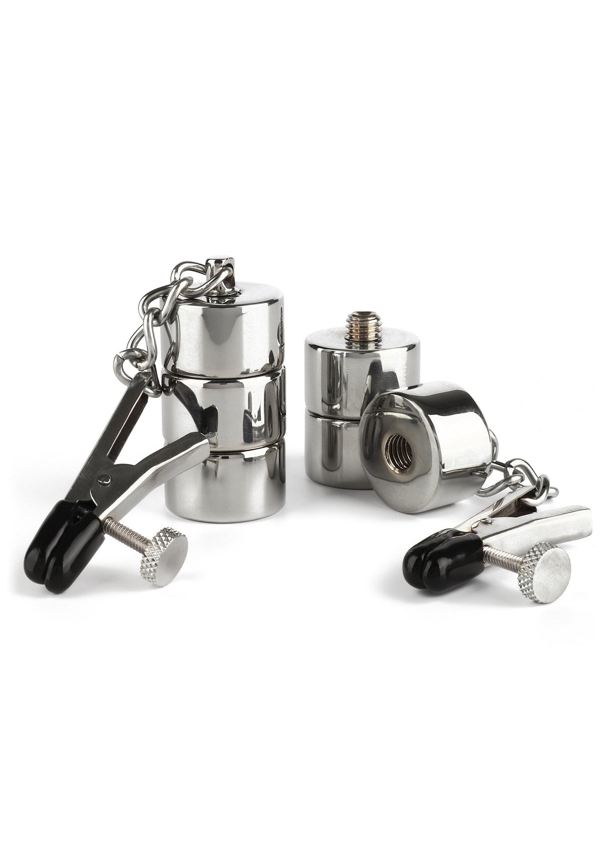 38417 mr steel aligator nipple clamps weights