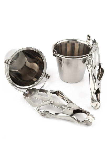 38420 mr steel nipple clamps with buckets