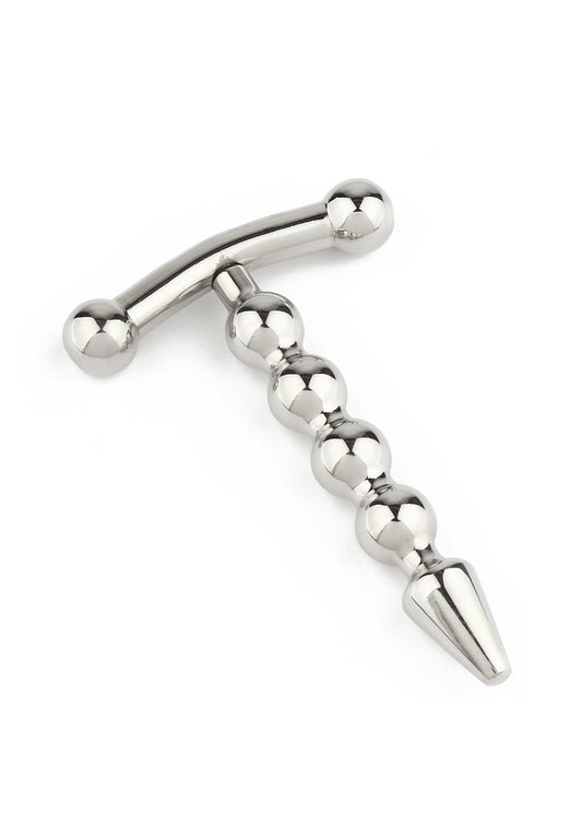 38447 mr steel rod ecstasy beaded penis plug