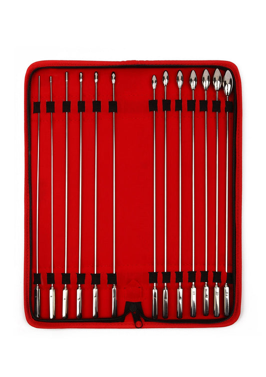 38461 mr steel rosebud urethral sounds 13 pcs