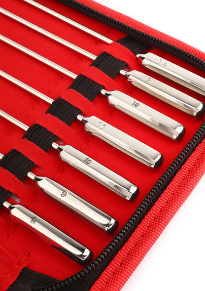 38461 mr steel rosebud urethral sounds 13 pcs