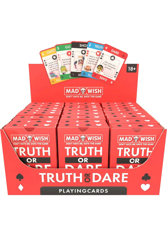 38600 mad party games madwish playing cards 24 pcs