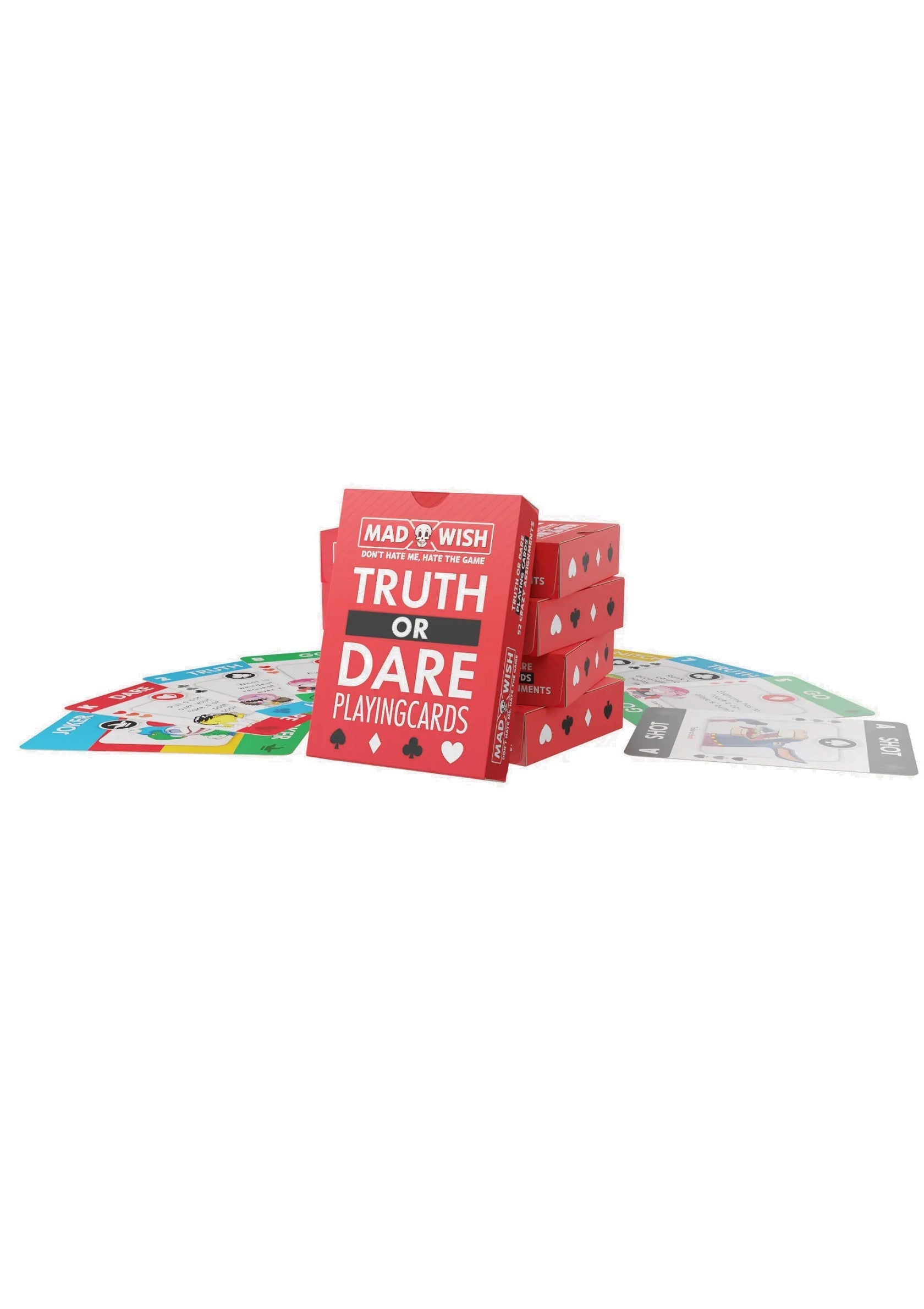38600 mad party games madwish playing cards 24 pcs