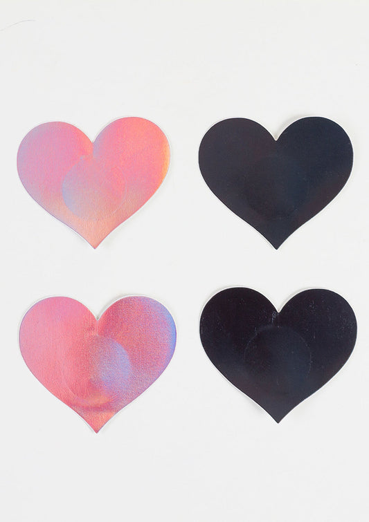 44322 secret play heart nipple pasties 2 pair