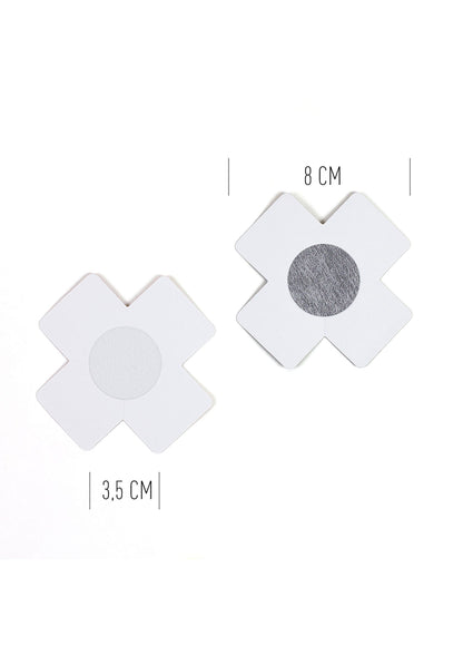 44324 secret play cross nipple pasties 2 pair