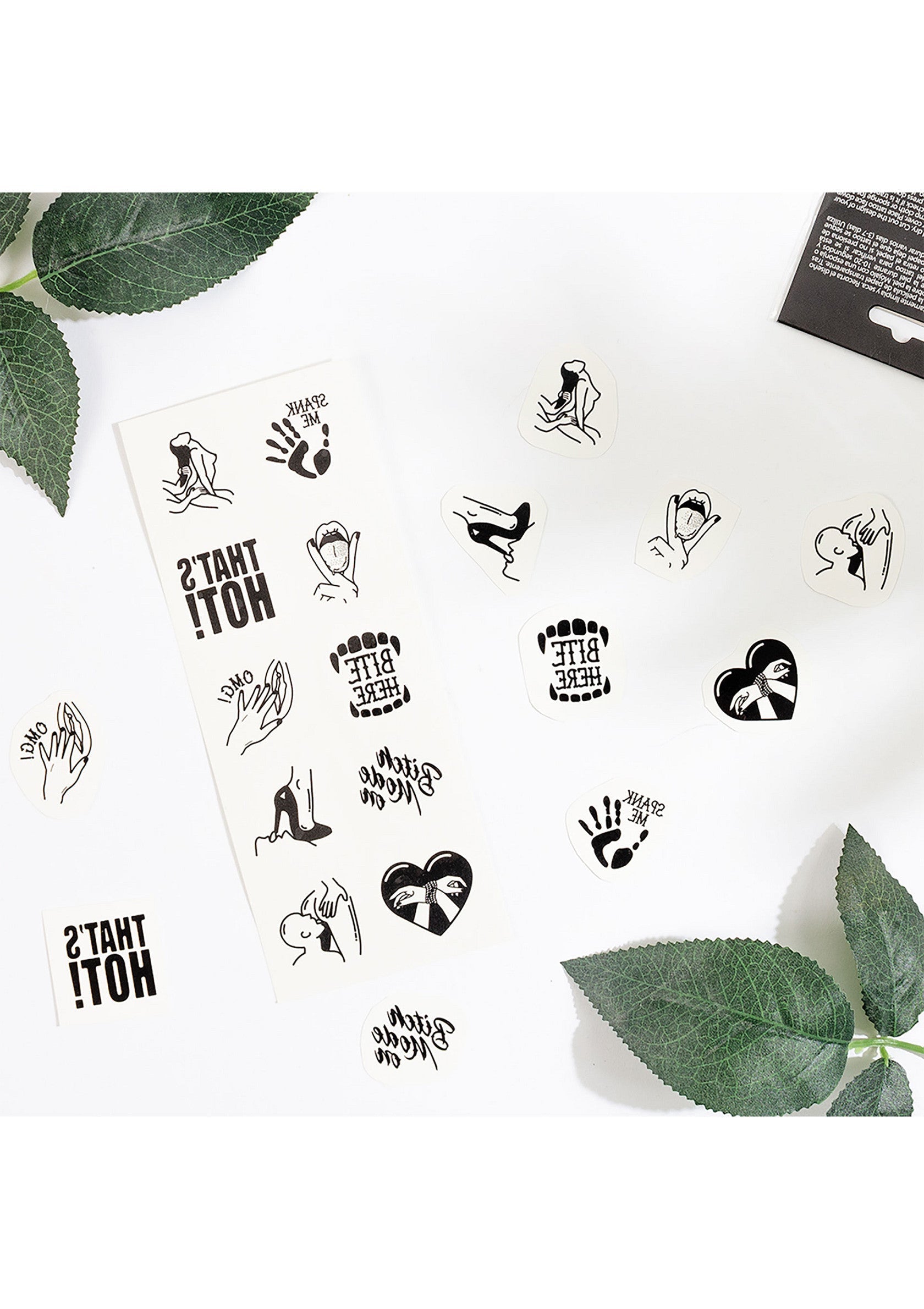 44327 secret play kinky chic temporary tattoo