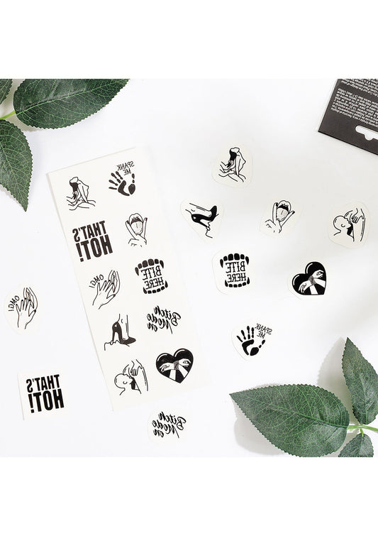44327 secret play kinky chic temporary tattoo