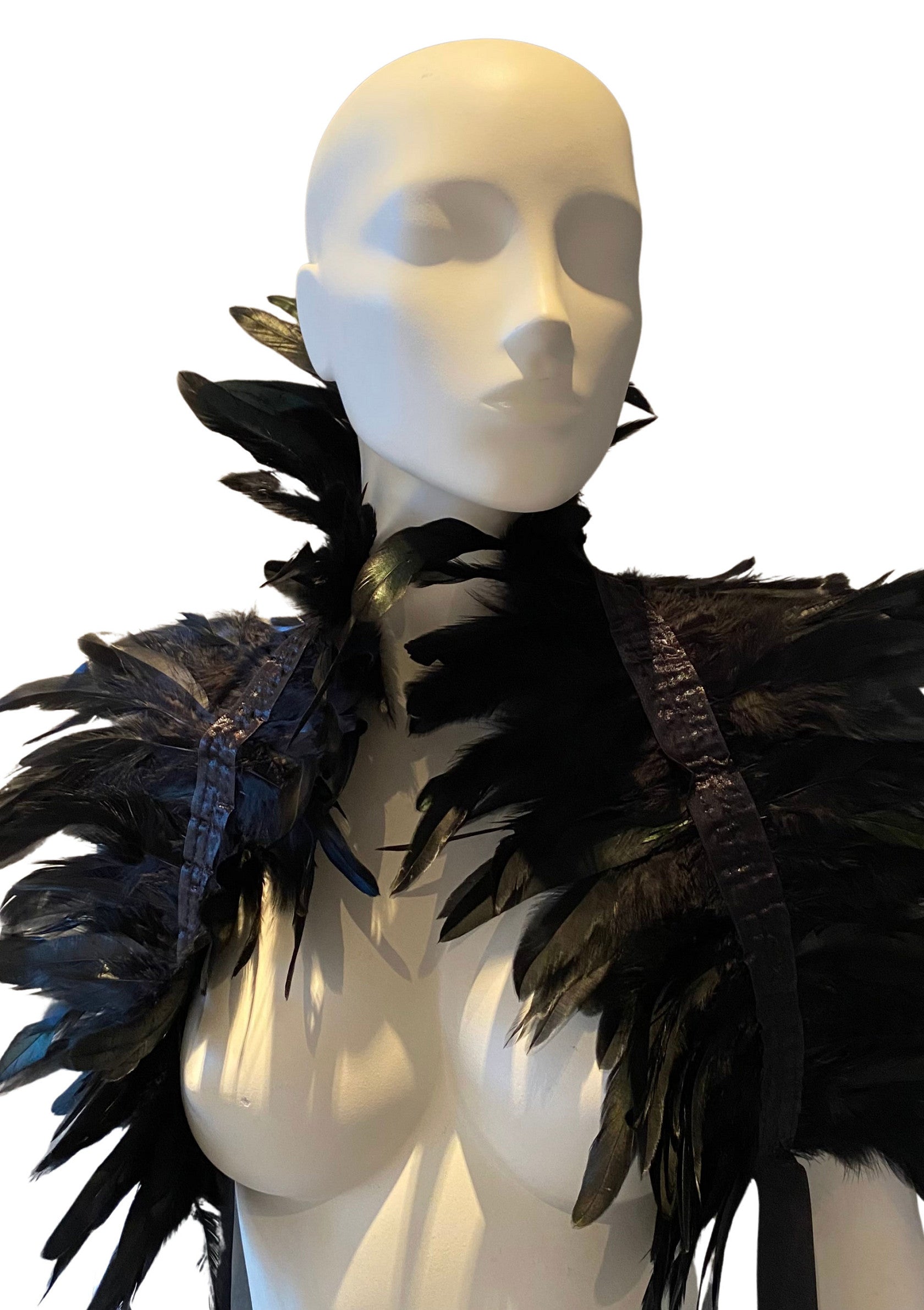 70800 kinky diva feather shoulder wrap