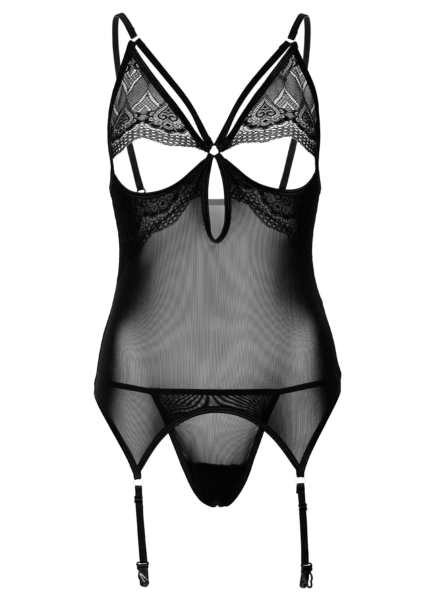 75102 daring intimates underboob cami garter