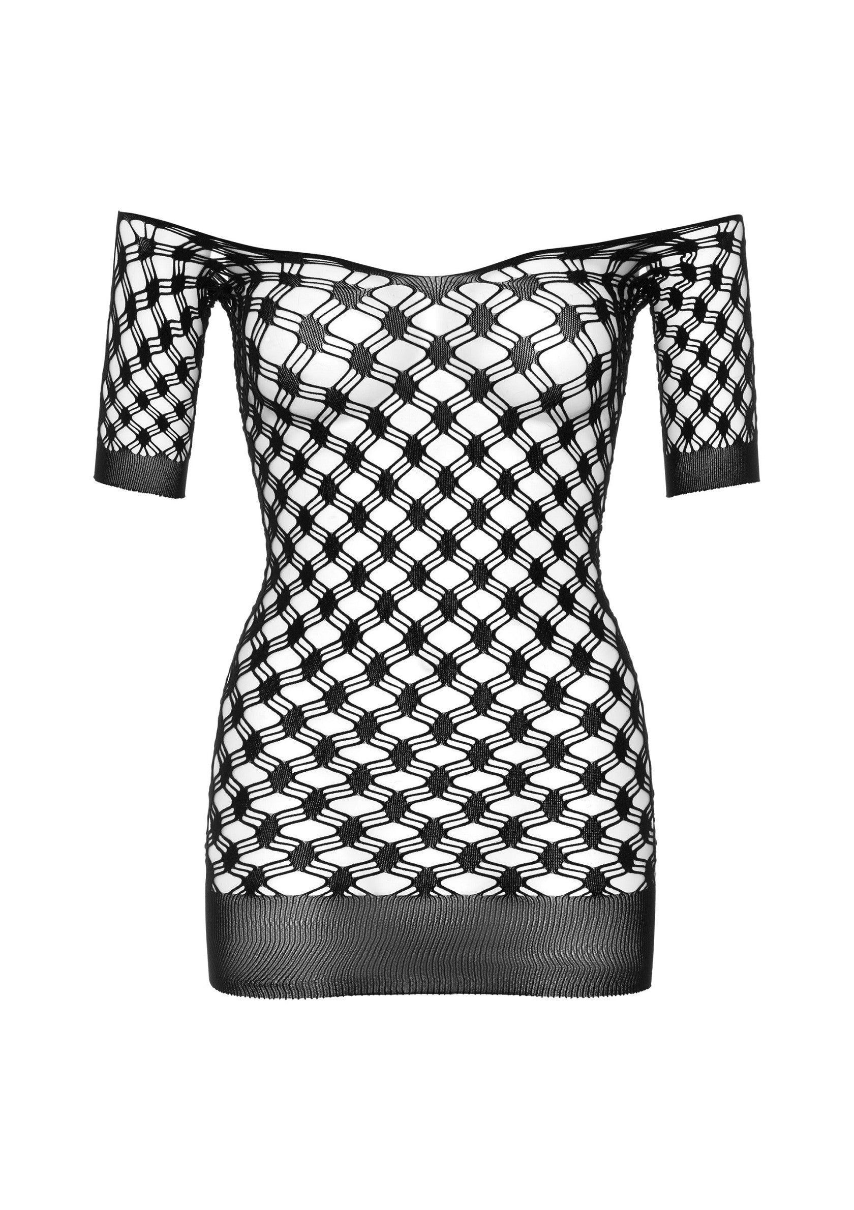 75300 daring intimates deluxe fence net minidress