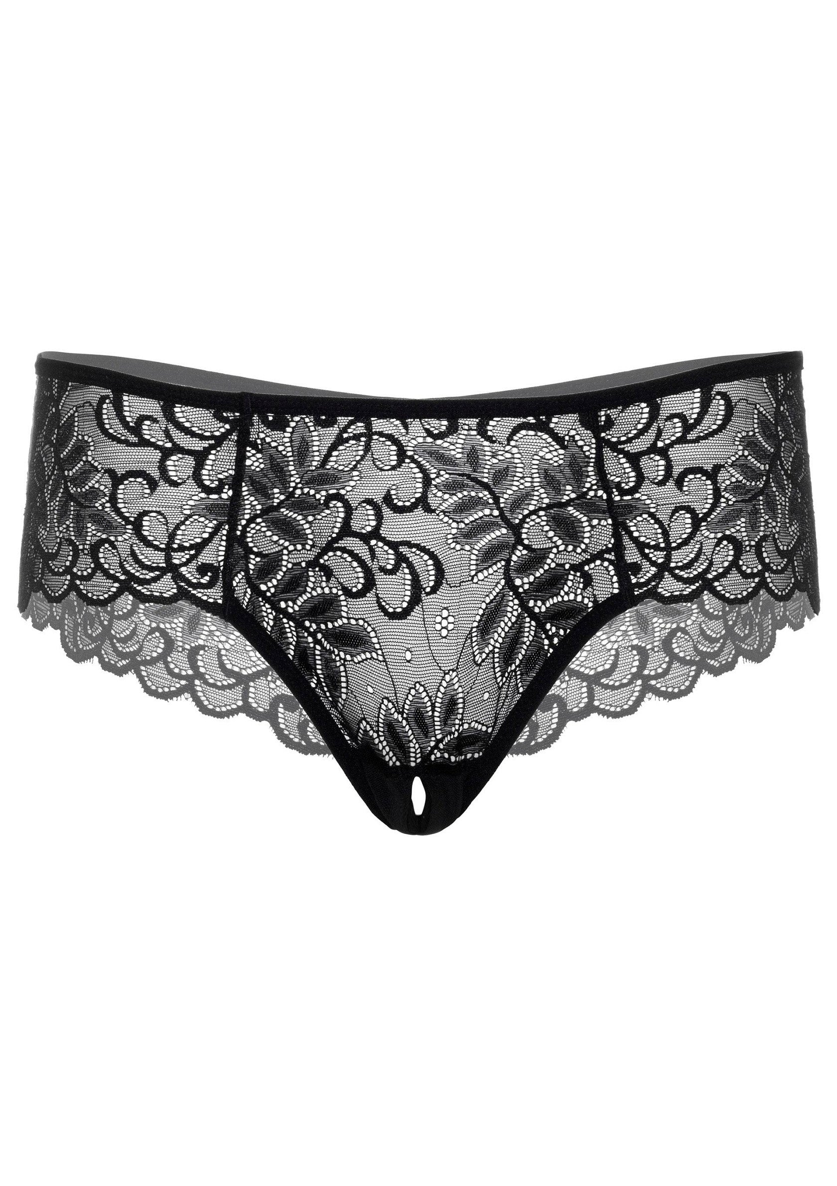 76017 daring intimates ella crotchless cheeky panty