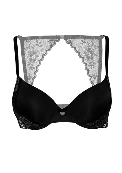 76206 daring intimates day night push up bra w lace racerback
