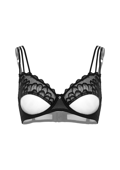76233 daring intimates day night unlined bra w faux underbust