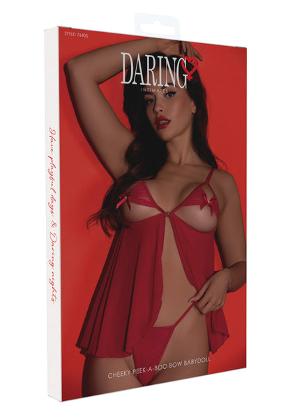 Cheeky Peek-a-Boo Bow Babydoll