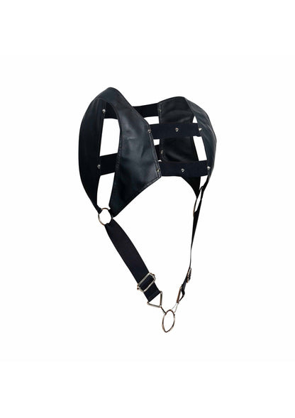 81295 mob eroticwear dngeon top cockring harness