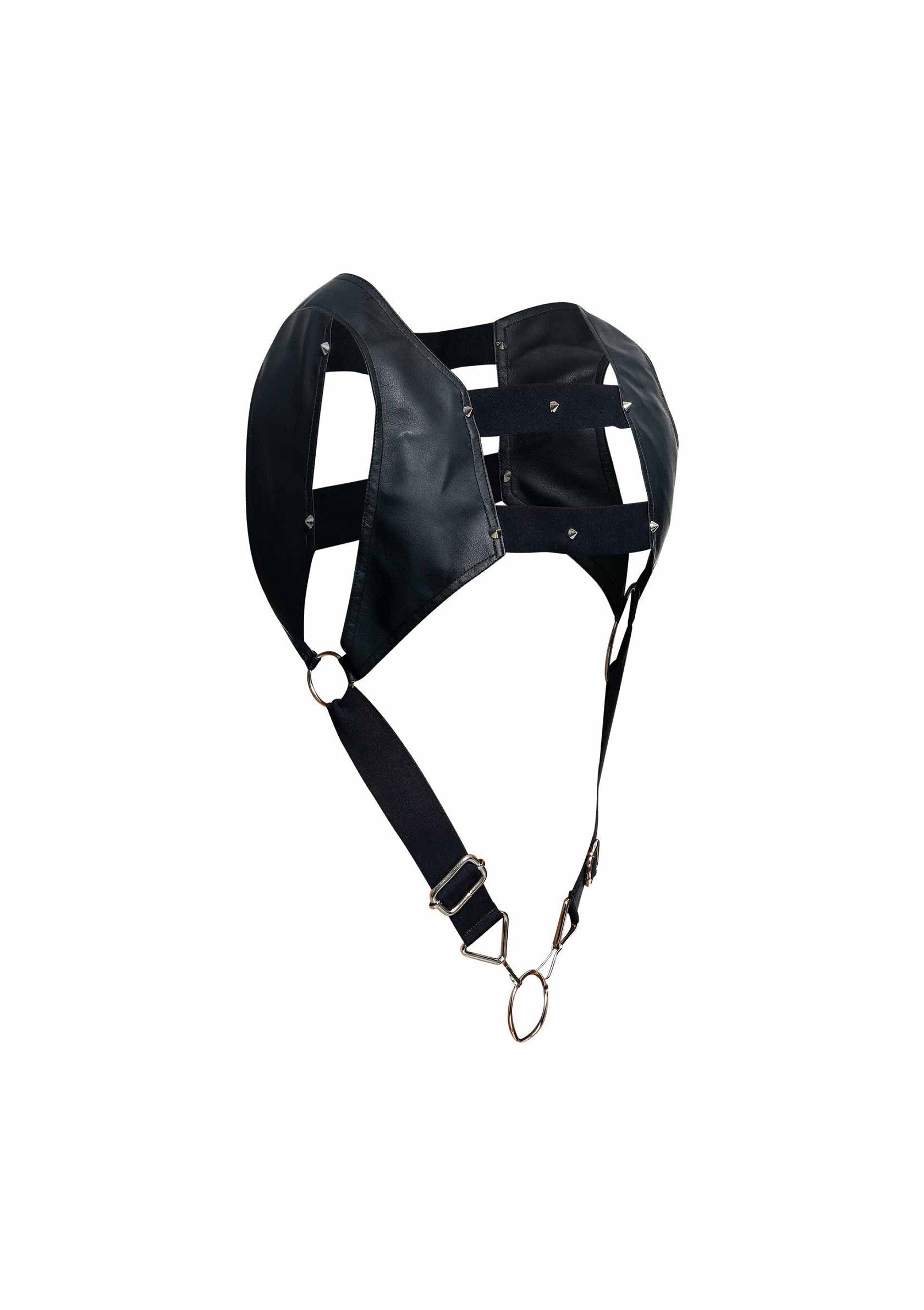 81295 mob eroticwear dngeon top cockring harness