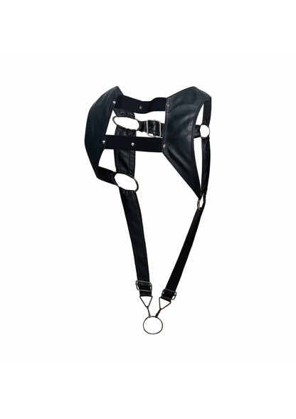 81295 mob eroticwear dngeon top cockring harness