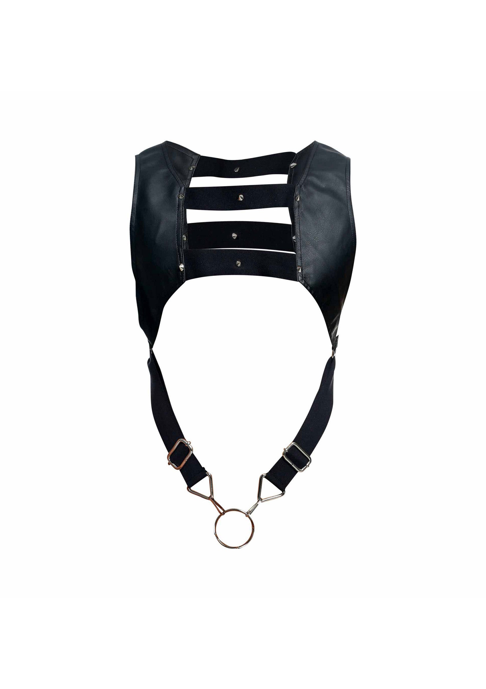 81295 mob eroticwear dngeon top cockring harness