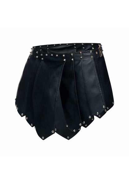 81299 mob eroticwear dngeon roman skirt