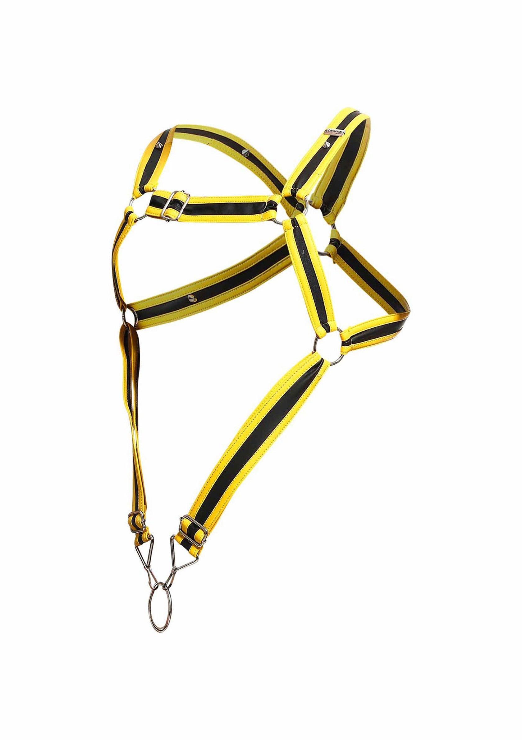 81306 mob eroticwear dngeon cross cockring harness