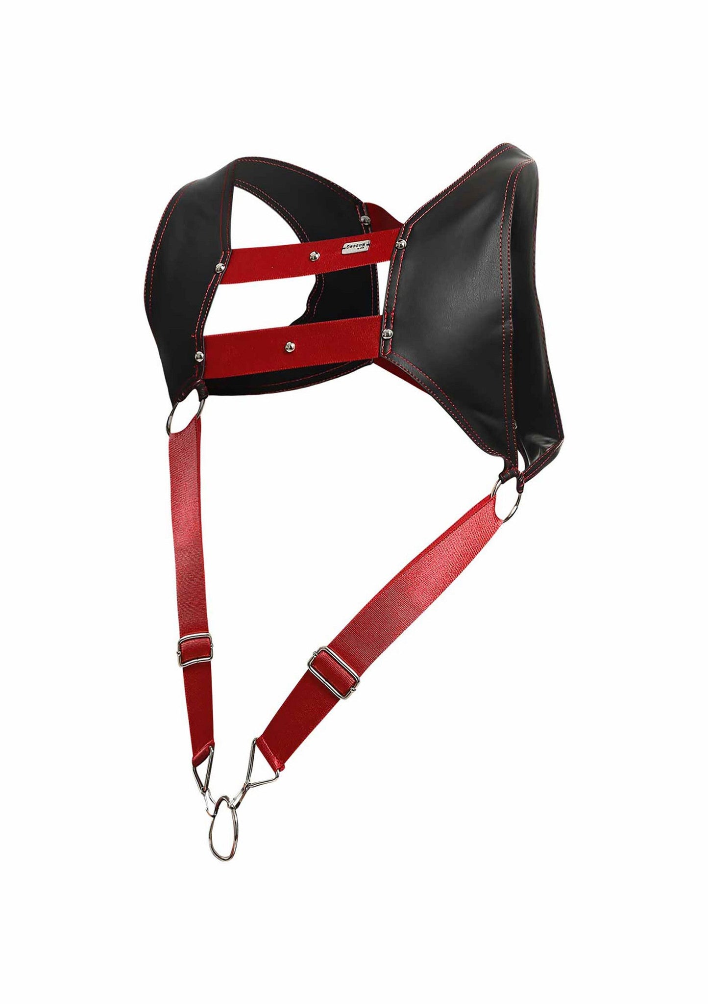 81307 mob eroticwear dngeon top cockring harness