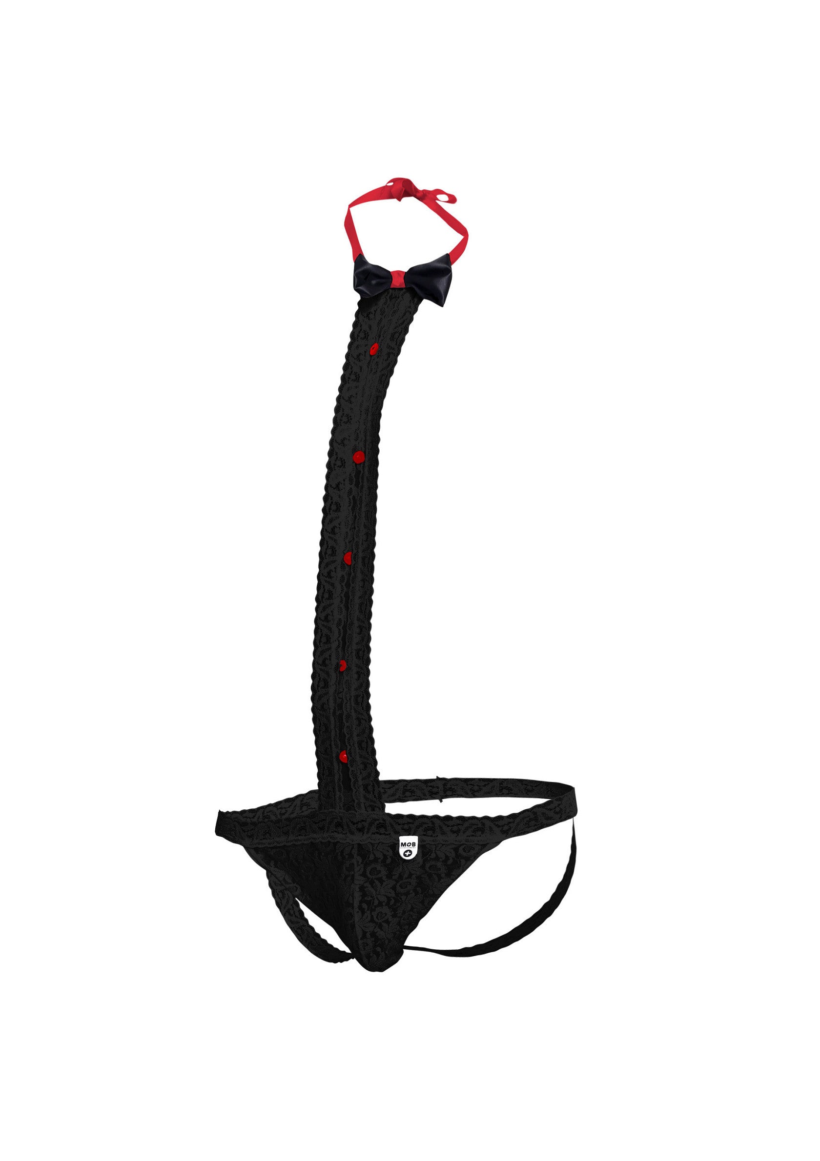 81323 mob eroticwear mob tuxedo lace thong