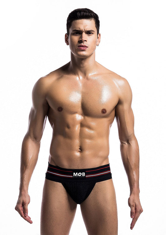 81326 mob eroticwear fetish classic wide jockstrap
