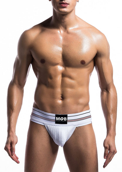 81326 mob eroticwear fetish classic wide jockstrap