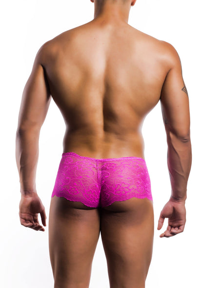 81329 mob eroticwear rose lace boy short