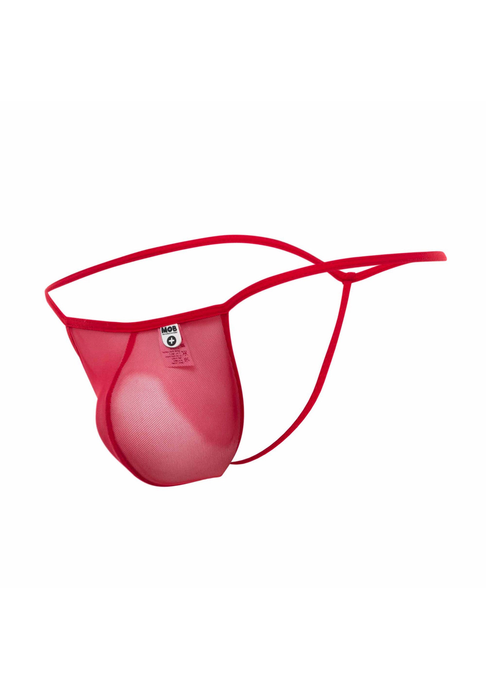81335 mob eroticwear mob sheer t back thong
