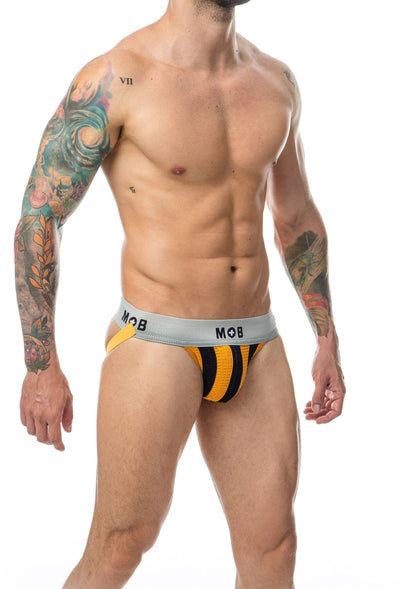81337 mob eroticwear mob stripe classic jock