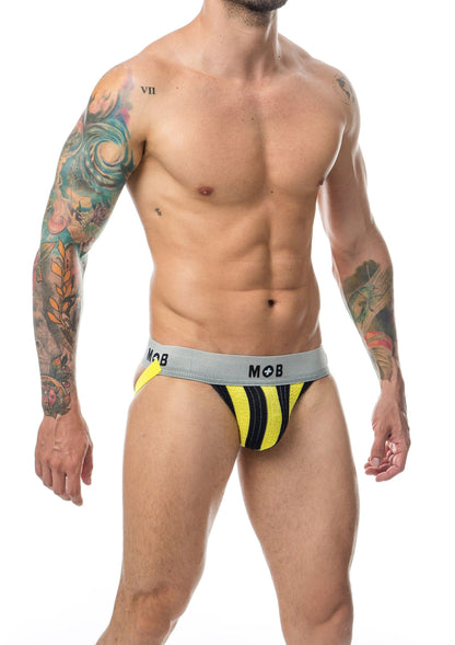 81337 mob eroticwear mob stripe classic jock