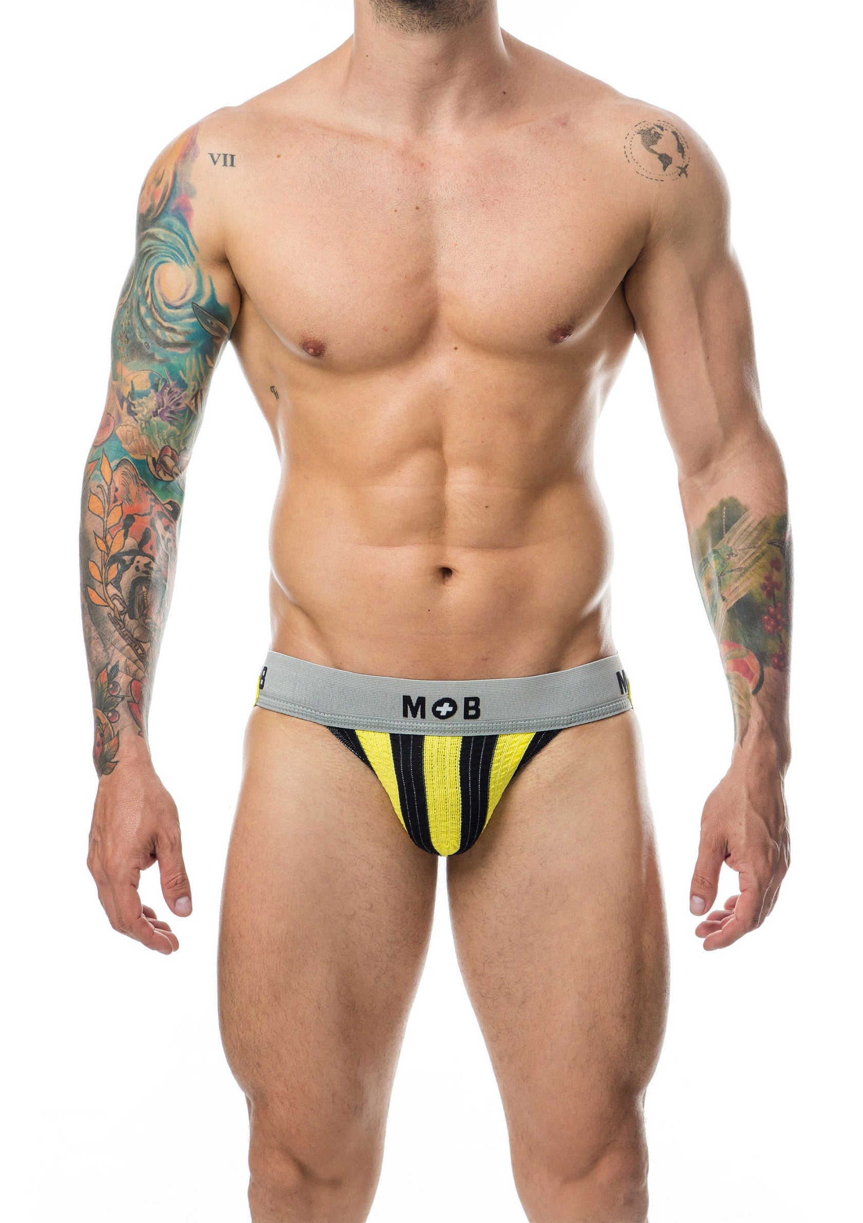 81337 mob eroticwear mob stripe classic jock