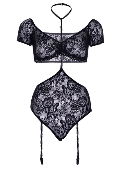 Bandeau Top and Garter Teddy